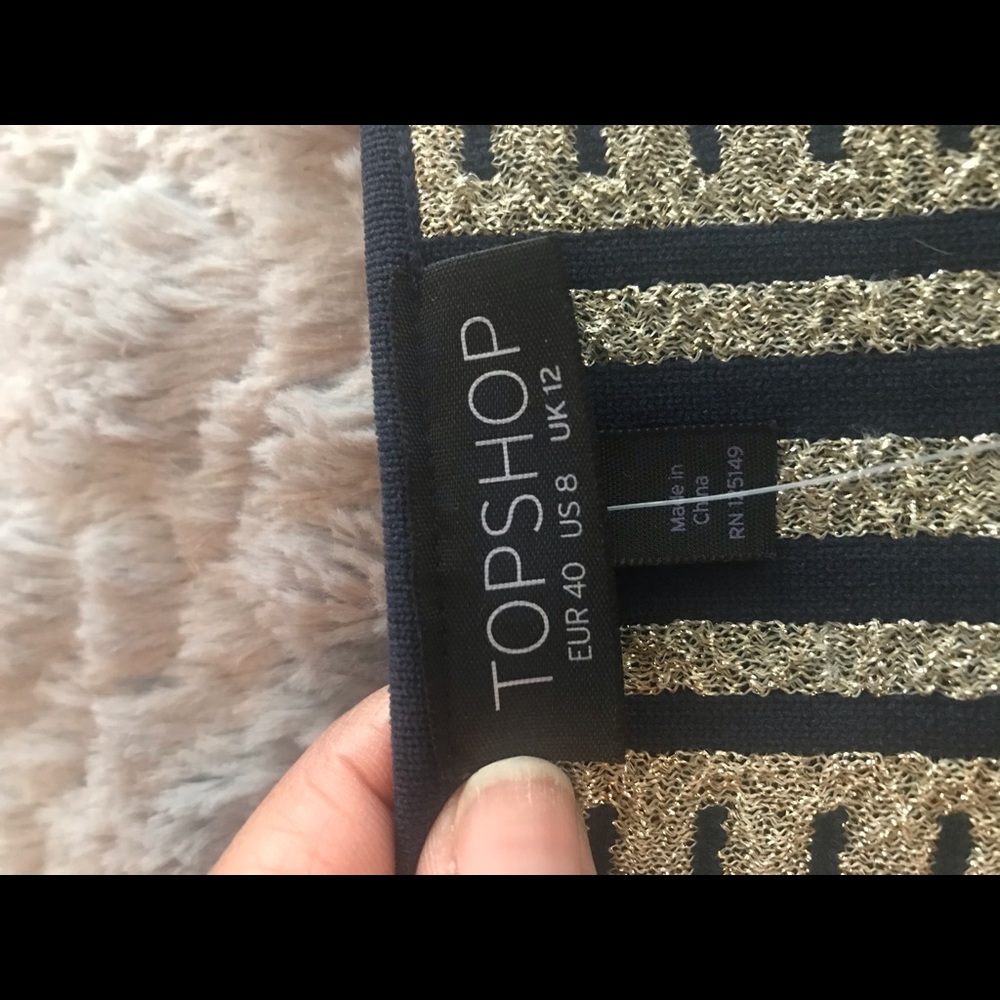 Topshop Art Deco Dress - Picture 4 of 5